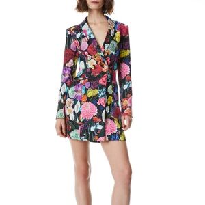 Alice + Olivia Latoya Botanical Blazer Dress